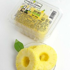 파인애플 컷팅 슬라이스 시니어 유기농 균형 과일 식품 산지직송 신선 1kg 1개, 1000없음