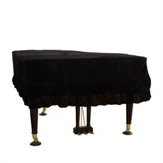 피아노 커버 두꺼운 골드 벨벳 그랜드 더스트 풀 세트 천 스툴 170-180 + 2인용 스툴 커버 와인 1개, 190-200  + 2인용 스툴 커버 × 190-200