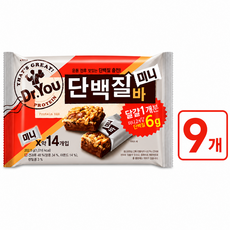 닥터유 단백질바 미니, 202.5g, 9개