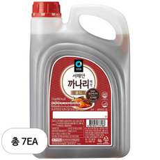 청정원 까나리 액젓 골드, 3kg, 7개