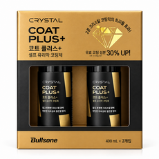 불스원 뉴 크리스탈 코트 플러스 광택제 500ml + 리필 400ml 세트, 800ml, 1세트