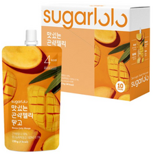 슈가로로 맛있는 곤약젤리 망고 10개입, 150g, 80개