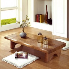 나무드림 통원목 좌식테이블 80사이즈 좌탁, 없음