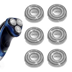 필립스 전기면도기날 호환용 교체면도날 SH30/50/70/90, 6개, SH30