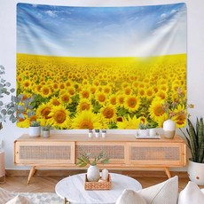 그림 패브릭 해바라기 이사선물 [보리별] 대형 개업선물 재물 풍수 포스터 오브제 인테리어, 상세페이지 참조