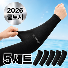 아데트 시원한 여름 아이스 팔토시 쿨토시, 블랙, 10개