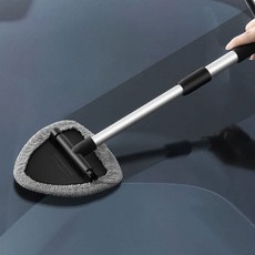 차량 실내 업소 유리 거울 청소 길이조절 밀대봉, 1개