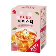 피치망고 아이스티 제로슈가 송원식품-식.차.음료.탕비용품.물.음식.아이스티.송원식품.아이스티., 5g, 20개입, 1개