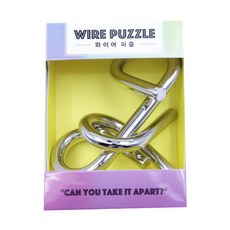 메탈와이어퍼즐 2단계 트위스트 옐로우 활동, 퍼즐/단품