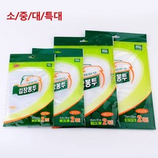 김장봉투 2매입 김치봉투 두꺼운 비닐봉투 위생 김장비닐, 소