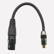 캐논 젠더 케이블 RCA(F) 오디오 변환 케이블 20CM, 1