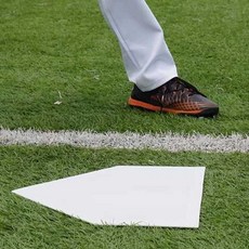 야구 베이스 3루 매트 발야구 홈 플레이트 발판, 흰색 베이스 1개, 1개