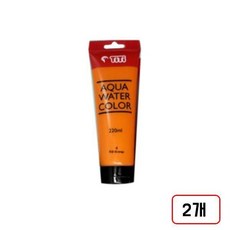 티티)아쿠아대용량물감(주황/220ML) 2개입