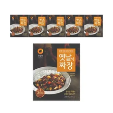 청정원 옛날식 짜장 180g 6개