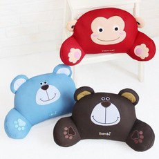 헬로캣 1+1 캐릭터 에어매쉬 허리쿠션s 방석, 밤비, 초이