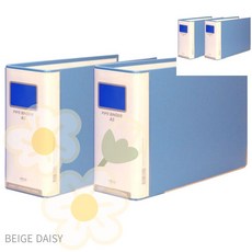 BG 서류바인더 공간격7cm 파이프바인더 가로형 A5 9cm