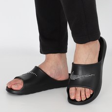 NIKE 多功能防滑拖鞋, 260, 黑底白字