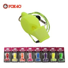 폭스40 클래식 이클립스 CMG 호루라기 줄포함, 1개