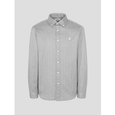 빈폴 브러쉬드 헤링본 셔츠 - 그레이 (BC5964C223) 479924