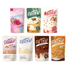 [러너팩] 오터 고단백 오버나이트오트밀 식사대용 7종, 74g, 7개