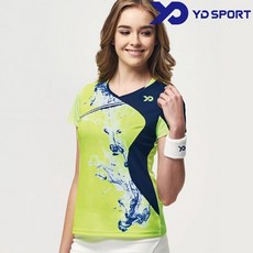 YD스포츠 1604 시합복 배드민턴복 여성 티셔츠 상의부 단체