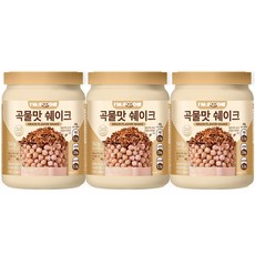 아임푸디 맛있는 곡물맛 단백질 쉐이크 고단백 저당 프로틴 단백질보충제, 3개, 540g