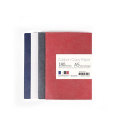 star starred 4컬러(4 Colors) 먹지 (Carbon Copy Paper) 그대로 옮기는 종이, A5 180매