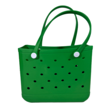 컴윗미 EVA 젤리 방수 수영 목욕 가방, 딥그린