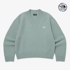 노스페이스 NT7AP52A 여성 호바트 브이넥 스웨터 UQR031 GCN670