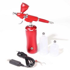 휴대용 무선 에어브러쉬 도색 스프레이 건 충전식 마커-5, 자동정지건세트(0.3), 1개