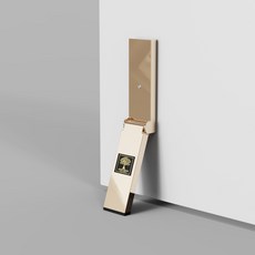 韓國製室內裝潢免鑽孔磁吸豪華門擋, 1個