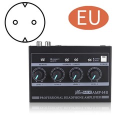 4채널앰프 헤드폰 증폭기 4채널 합금철 모노스테레오 모니터 세트 충전식 헤드폰 증폭기, i4-ii-me, i4-ii-EU, 1. 색상: i4-ii-me, 1개