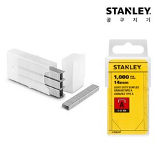 공구지기 스탠리 일반 타카핀 14mm A타입 1000pcs 1-TRA209T, 1세트
