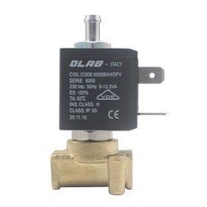 OLAB SERIC 6000 N/C 2/3 웨이 AC 220V G1/8 '황동 커피 메이커 증기 물 고압 솔레노이드 밸브 보일러, 한개옵션0, 한개옵션0