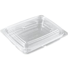 버디팩 PET 투명 사각 반찬 용기 550ml MT-211 꼬마김밥, 100세트, 1개
