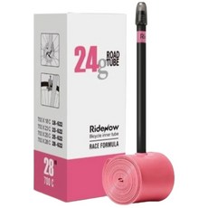 Ridenow 超輕量TPU內胎 新版黑色氣嘴 24g 700C 公路車內胎, 1個
