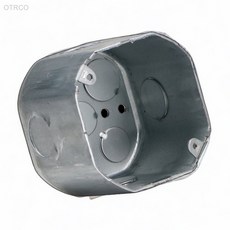 철제 팔각 매입박스 75mm 전기자재 공사자재 배관자재, 상세페이지 기재