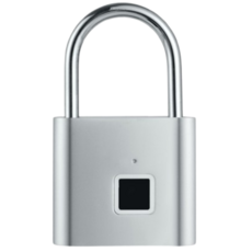 指紋鎖 升級30指紋 指紋掛鎖 健身房鎖 電子鎖 櫃子鎖 防盜安全鎖, 1個