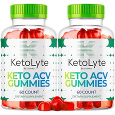 (2팩) KetoLyte ACV 젤리 KetoLyte 젤리 고급 포뮬라 2개월 동안 젤리 120개, (2팩) KetoLyte ACV 젤리, KetoLyte
