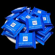 RITTER SPORT 리터 스포트 헤이즐넛 화이트 초콜릿 100g 10팩, M. 스폴드 밀크16.67g 18정