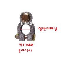대성부품/터미널/화물차/화물트럭/24V/아연합금/A52425/배터리/납터미널/밧데리/압착단자/고리/고급/메가/트라고/프리마/대형트럭/플러스/마이너스/대형버스/버스/고급/+/-/중장, 은색, 1개
