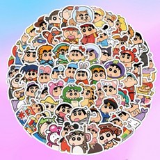 캐릭터 귀여운 방수 다이어리꾸미기 대용량 스티커, 1세트, I 짱구스티커