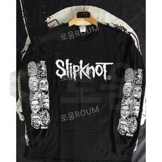 Slipknot 헤비메탈 슬립낫 가을 겨울 프린트 긴소매 티셔츠 유니섹스 맨투맨