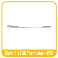크리에이티 엔더 3 V3 SE 서미스터 히팅 튜브 카트리지 히터 24V 40W 및 서미스터 260 ° C 3D 프린터 부품, 3)1PCS-Thermistor