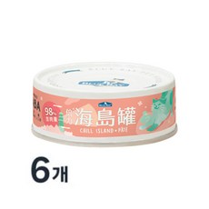 블루베이 고양이 칠 아일랜드 파테 닭 앤 오리 습식사료, 80g, 6개