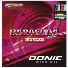 Donic Baracuda Big Slam桌球拍, 紅,max, 1個