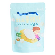 아이보리 치즈볼 (플레인 블루베리 사과 딸기), 1개, 16g, 치즈플레인