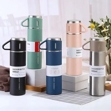 아이이피 보온보냉 진공 텀블러 V 77, 블랙, 500ml, 1개