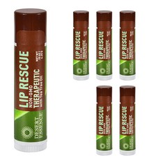 데저트에센스 립 레스큐, Therapeutic with Tea Tree Oil, 6개, 4.25g