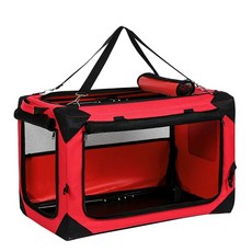 대형견 하드 켄넬 반려견 하우스 이동장 강아지, A. 25마리 고양이 수용, A. 빨간색